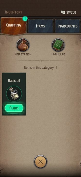 You can create all sorts of items from the resources you collect - Witcher Monster Slayer: Beginners Guide - Witcher Monster Slayer: Basics - Witcher Monster Slayer Guide