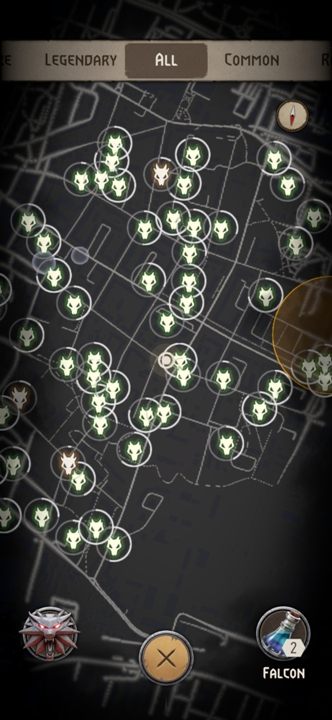 You can get the Falcon potion - it increases the range of the witcher's senses - Witcher Monster Slayer: Legendary monsters - how to find them? - Witcher Monster Slayer: FAQ - Witcher Monster Slayer Guide