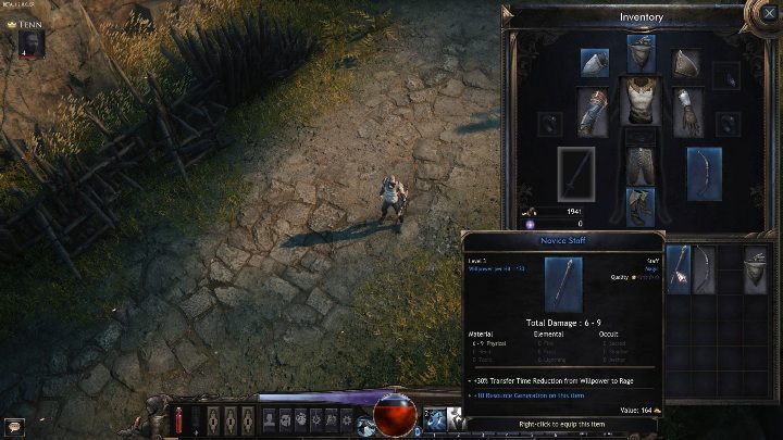 In order to put on armor, you need to open inventory and select an item - How to wear armor in Wolcen? - FAQ - Wolcen Lords of Mayhem Guide
