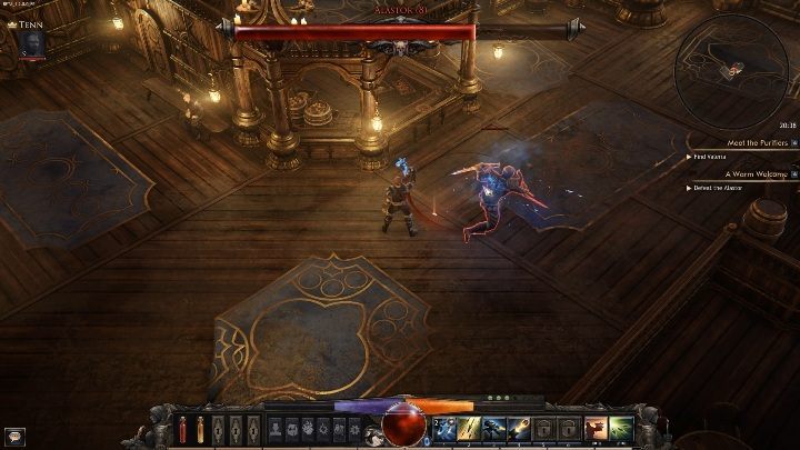 Quick strikes - using the blades, Alastor performs a series of quick strikes at a close distance - Alastor | Bosses in Wolcen - Bosses - Wolcen Lords of Mayhem Guide