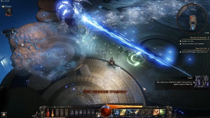 The enemy can shoot a beam that has a huge range - Yudai, Whisper of Anameterassu | Bosses in Wolcen - Bosses - Wolcen Lords of Mayhem Guide