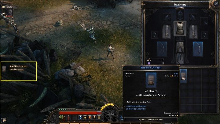 The game will notify you about a new skin by displaying a marker on the left side of the screen - How do I change the weapon / armor skin in Wolcen? - FAQ - Wolcen Lords of Mayhem Guide