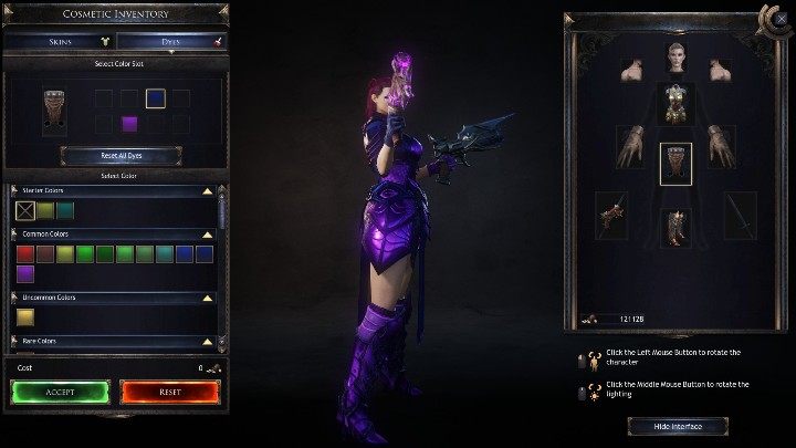 Dyes can be used multiple times - How do I change the weapon / armor skin in Wolcen? - FAQ - Wolcen Lords of Mayhem Guide