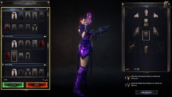 After selecting the armor item, select the skin you are interested in - How do I change the weapon / armor skin in Wolcen? - FAQ - Wolcen Lords of Mayhem Guide
