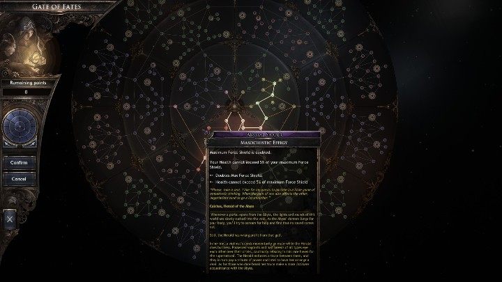 Increases the shields recovery time, resistance to occult, and the value of the chance of illness - Abyssal Shaper | Character class in Wolcen - Skills, character development - Wolcen Lords of Mayhem Guide