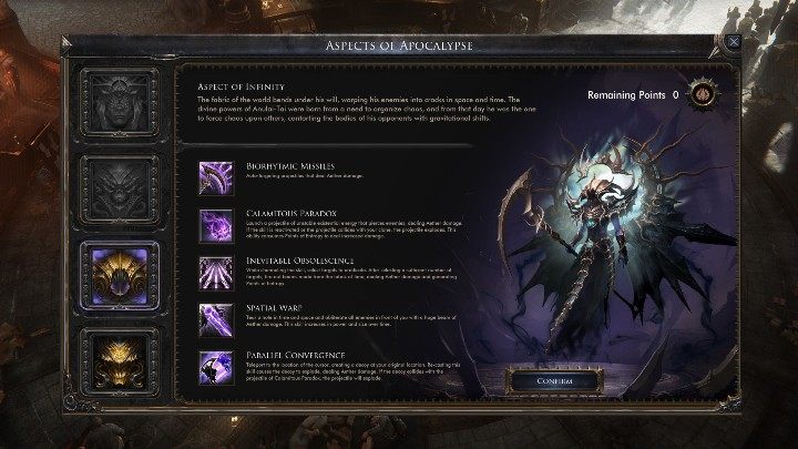 Biorhytmic Missiles - homing projectiles - Apocalyptic form in Wolcen - Basics - Wolcen Lords of Mayhem Guide