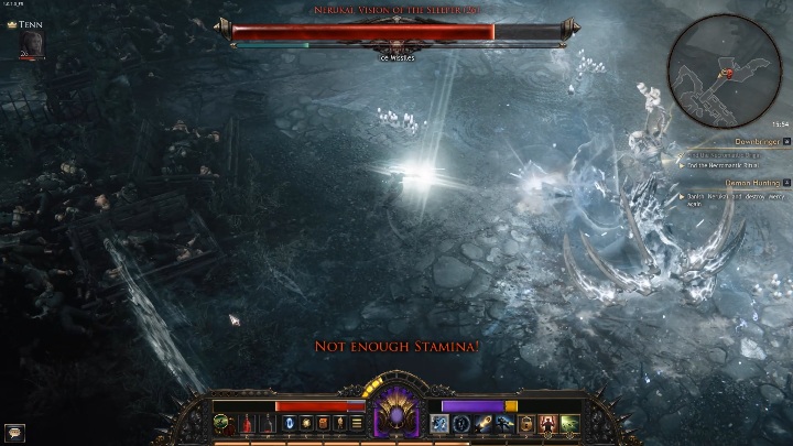 The boss is accompanied by allies right from the beginning of the fight - Nerukai. Vision of the Sleeper | Bosses in Wolcen - Bosses - Wolcen Lords of Mayhem Guide