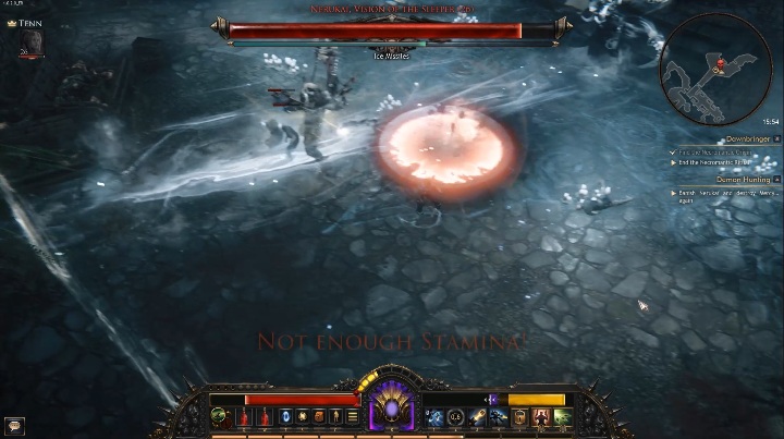 One of the most powerful attacks of this boss is an air wave that can stun you - Nerukai. Vision of the Sleeper | Bosses in Wolcen - Bosses - Wolcen Lords of Mayhem Guide