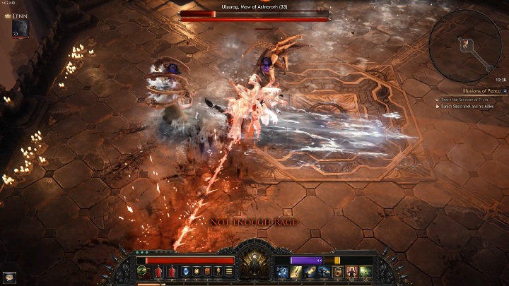 The boss has two main attacks - shooting air or throwing a weapon - Sinadrahel | Bosses in Wolcen - Bosses - Wolcen Lords of Mayhem Guide