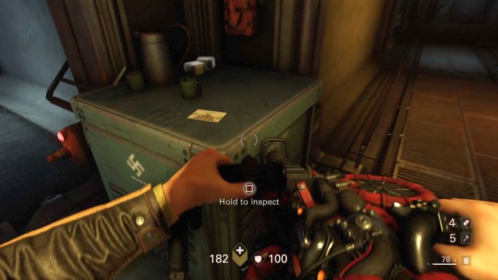 Writing #96. - Recover the New Orleans Dossier | Collectibles and secrets - Chapter 6 - A New Suit - Wolfenstein II: The New Colossus Game Guide