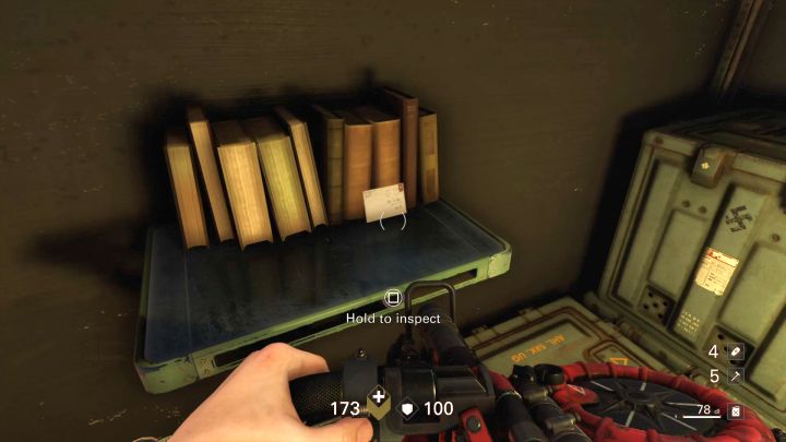 Writing #97. - Recover the New Orleans Dossier | Collectibles and secrets - Chapter 6 - A New Suit - Wolfenstein II: The New Colossus Game Guide