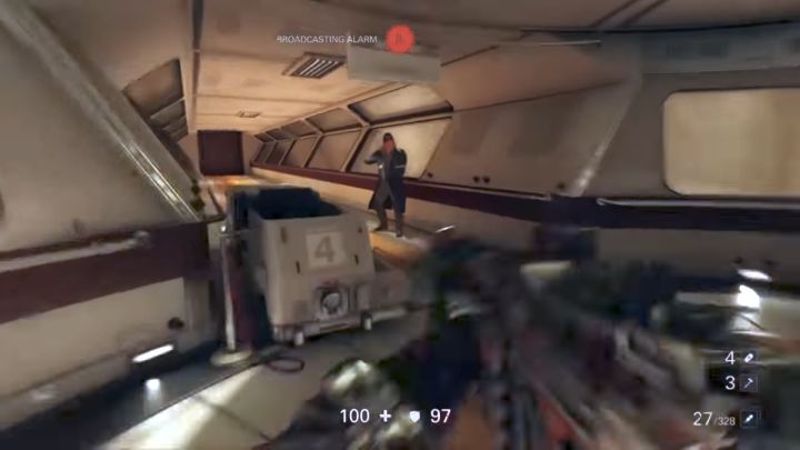 The enemy is hiding at the end of the location. - Venus | Uberkommandant missions - Uberkommandant missions - Wolfenstein II: The New Colossus Game Guide