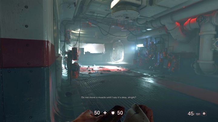 Careful with this trap. - Awakening Walkthrough - Mission 1 - Reunion - Chapter 1 - Reunion - Wolfenstein II: The New Colossus Game Guide