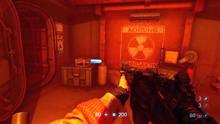 The Map of this location. - Eva s Hammer and Section F revisited | Old secrets | Collectibles - Chapter 3 - Old secrets - Wolfenstein II: The New Colossus Game Guide