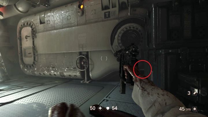 The location of the last readable in this mission. - Secrets in Awakening - Mission 1 - Reunion - Chapter 1 - Reunion - Wolfenstein II: The New Colossus Game Guide