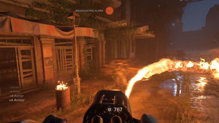 Every Pancerhund is equipped with a powerful flame thrower. - Revolution | New Orleans | Walkthrough - Chapter 7 - New Orleans - Wolfenstein II: The New Colossus Game Guide