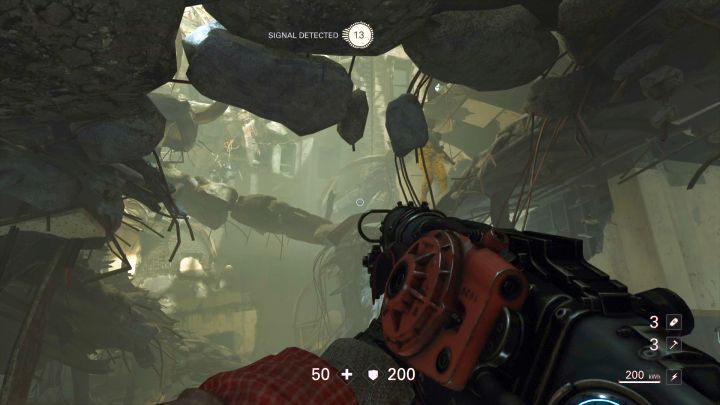 Enemies are walking above you and are oblivious to your presence. - Midtown | Reunion | Walkthrough - Chapter 2 - Wolfenstein II: The New Colossus Game Guide