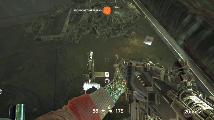 A Star card lezaca pod lózkiem celi. - Downtown collectibles, gold and secrets | Wolfenstein II secrets - Chapter 2 - Manhattan - Wolfenstein II: The New Colossus Game Guide