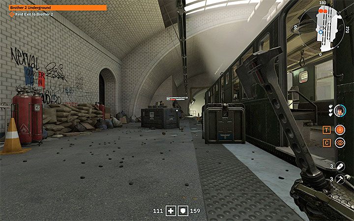 You have to get to the place where you have to destroy the padlock - Brother 2 Underground | Wolfenstein Youngblood Walkthrough - Side missions - Wolfenstein Youngblood Guide