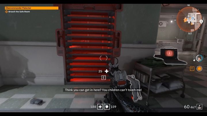 Doors that are locked as on the screen above can be opened using the crush skill - How to open or destroy locked doors in Wolfenstein Youngblood? - FAQ - Frequently Asked Questions - Wolfenstein Youngblood Guide