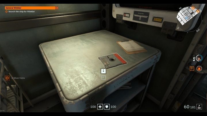 You will find the first diskette in the first main mission - Secrets and collectibles in Der Nachtfalter | Wolfenstein Youngblood - Collectibles and secrets - Wolfenstein Youngblood Guide