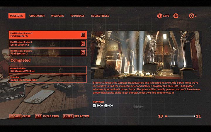 When you visit the catacombs for the first time, after the Riverside mission, a cut-scene will launch - Catacombs | Wolfenstein Youngblood Walkthrough - Main story - Wolfenstein Youngblood Guide