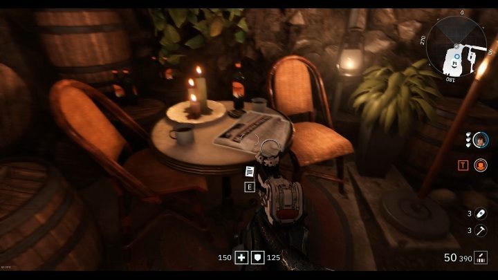 There is another readable next to the barrels on the table - Secrets and collectibles in Catacombs | Wolfenstein Youngblood - Collectibles and secrets - Wolfenstein Youngblood Guide