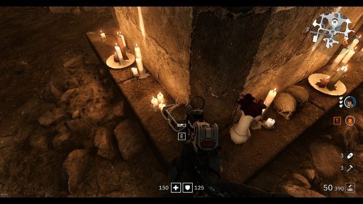 Youll find another pair of glasses on the skull in the subway - Secrets and collectibles in Catacombs | Wolfenstein Youngblood - Collectibles and secrets - Wolfenstein Youngblood Guide