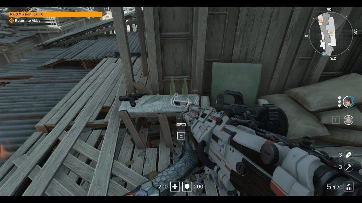 On the table, near the wooden house, you will find a pair of glasses - Secrets and collectibles in Detention Area | Wolfenstein Youngblood - Collectibles and secrets - Wolfenstein Youngblood Guide