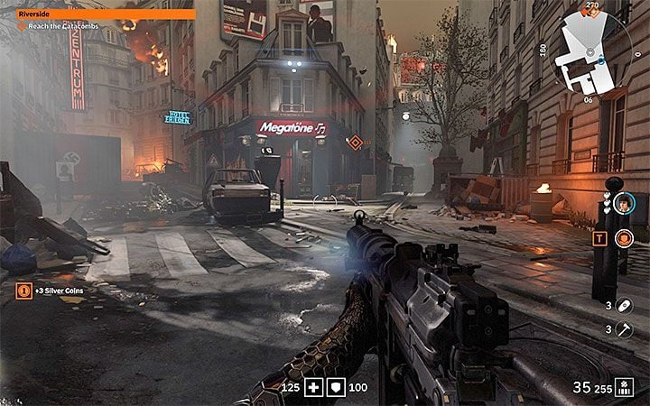 Wolfenstein: Youngblood rewards with many bonuses for exploring the area - Starting Tips for Wolfenstein Youngblood - Basics - Wolfenstein Youngblood Guide