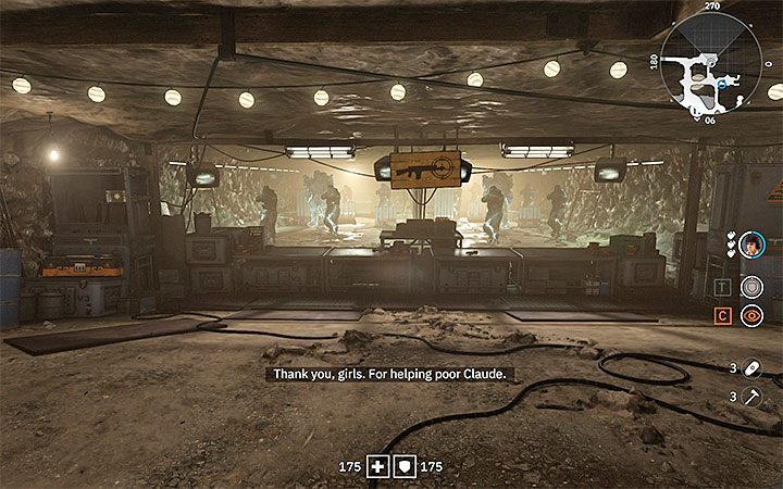Additional Note: Rescuing Claude unlocks access to the shooting range in the Resistance Hiding Place in Catacombs - Claude the Armourer | Wolfenstein Youngblood Walkthrough - Side missions - Wolfenstein Youngblood Guide