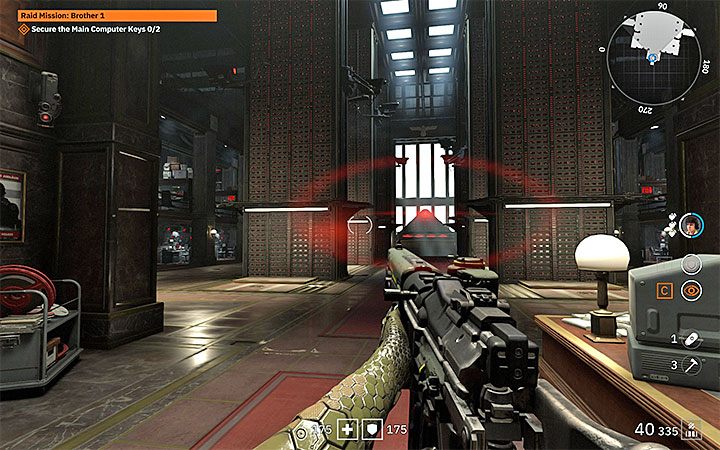 The confrontation with Bruder 1 Ubergarde boss will take place in the final exploration phase of the Tower located in Brother 1 - Bruder 1 Ubergarde | Bosses in Wolfenstein Youngblood - Bosses and mini-bosses - Wolfenstein Youngblood Guide