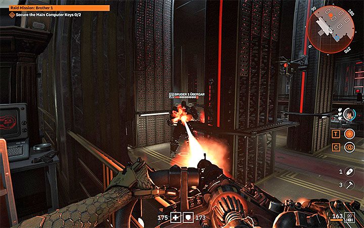 Bruder 1 Ubergarde it is a great robot that uses heavy weapons - Bruder 1 Ubergarde | Bosses in Wolfenstein Youngblood - Bosses and mini-bosses - Wolfenstein Youngblood Guide