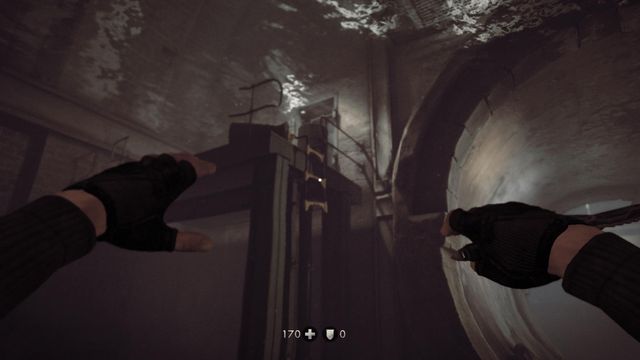 The entrance to the room with the code - The Underground Berlin - Secrets - Wolfenstein: The New Order - Game Guide and Walkthrough