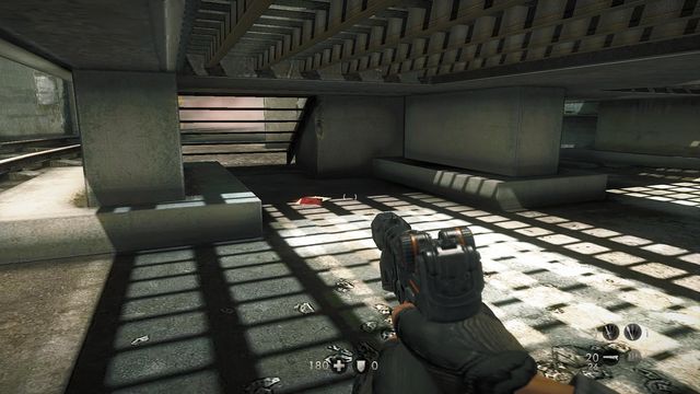 At the railway tracks and the train - The Underground Berlin - Secrets - Wolfenstein: The New Order - Game Guide and Walkthrough