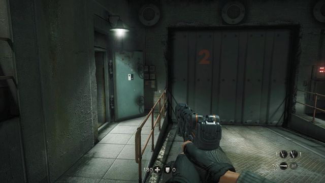 There are numbers on the gates - The Underground Berlin - Secrets - Wolfenstein: The New Order - Game Guide and Walkthrough