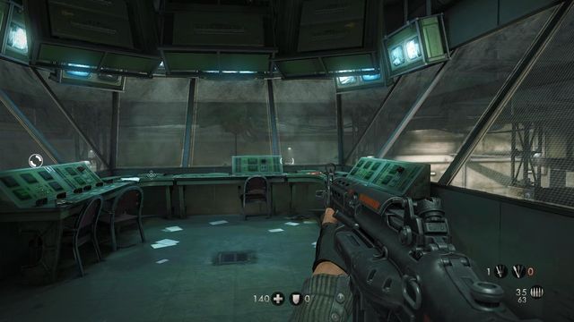 In the control room, after pressing of which, hell breaks loose - The Underground Berlin - Secrets - Wolfenstein: The New Order - Game Guide and Walkthrough