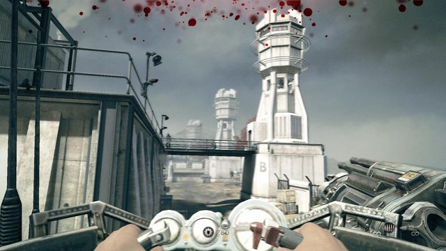 The mech has two kinds of armory: machine gun and rockets - Belics Camp - Main missions - Wolfenstein: The New Order - Game Guide and Walkthrough