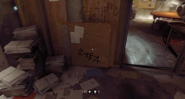 You can find the entrance to the vault from Fallout in a rebel base, when you go to the hangars - Easter Eggs - Wolfenstein: The New Order - Game Guide and Walkthrough