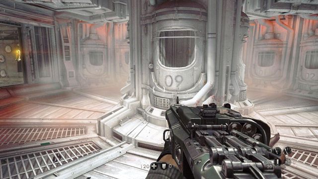 The enemies will attack you here - U-Boat - Main missions - Wolfenstein: The New Order - Game Guide and Walkthrough