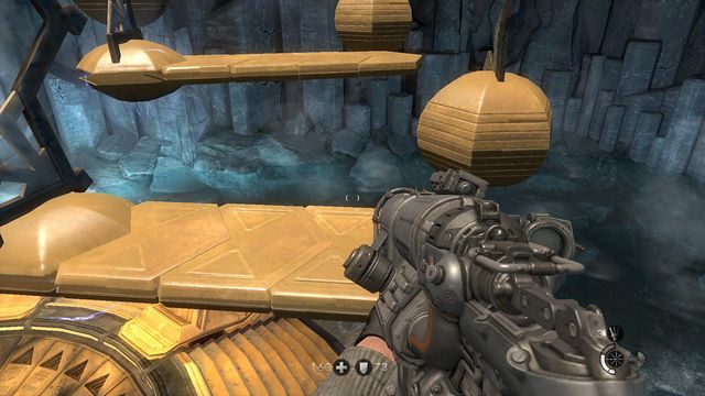 Shoot the spheres with your laser - U-Boat - Main missions - Wolfenstein: The New Order - Game Guide and Walkthrough