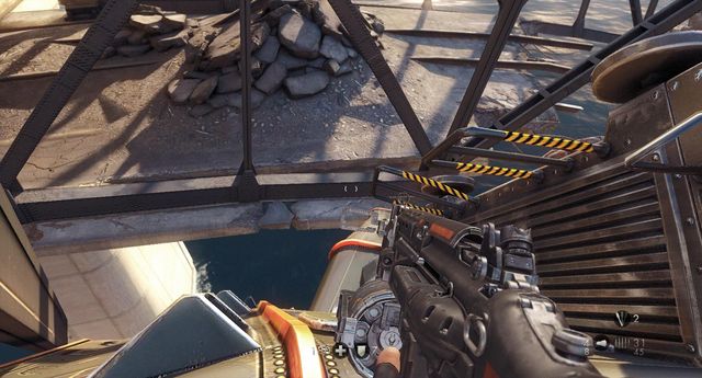 Get a bit lower and jump - Gibraltar Bridge - Secrets - Wolfenstein: The New Order - Game Guide and Walkthrough