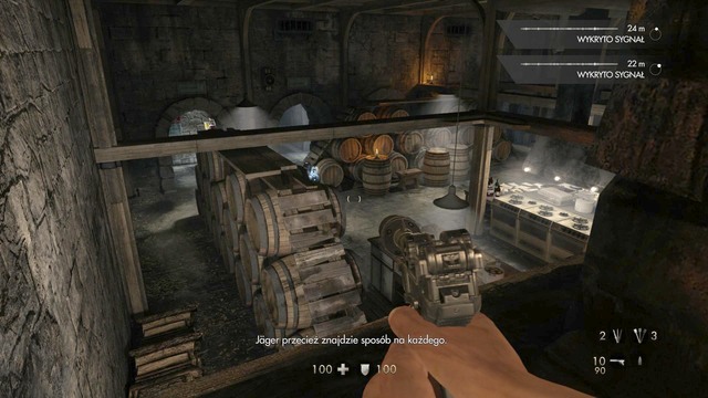 Once you get there, you will be able to choose how to attack the Nazis - Chapter 3 -Wolfenstein Keep - Walkthrough - Wolfenstein: The Old Blood - Game Guide and Walkthrough