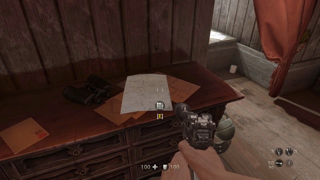 Go back to the hall and silently kill the sleeping dog, and then eliminate his master, who is facing away from you - Chapter 3 -Wolfenstein Keep - Walkthrough - Wolfenstein: The Old Blood - Game Guide and Walkthrough