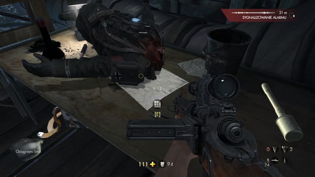 Your task is to kill all the enemies in this location - Chapter 4 - Escape! - Walkthrough - Wolfenstein: The Old Blood - Game Guide and Walkthrough