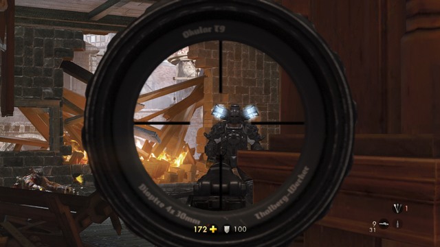 After the interaction with the hatch, you will have to fight Rudi - Chapter 4 - Escape! - Walkthrough - Wolfenstein: The Old Blood - Game Guide and Walkthrough