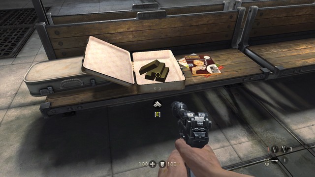 Piece of gold #25 - Chapter 4 - Escape! - Secrets - Wolfenstein: The Old Blood - Game Guide and Walkthrough