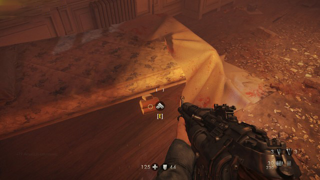 Piece of gold #43 - Chapter 6 - Ruins - Secrets - Wolfenstein: The Old Blood - Game Guide and Walkthrough