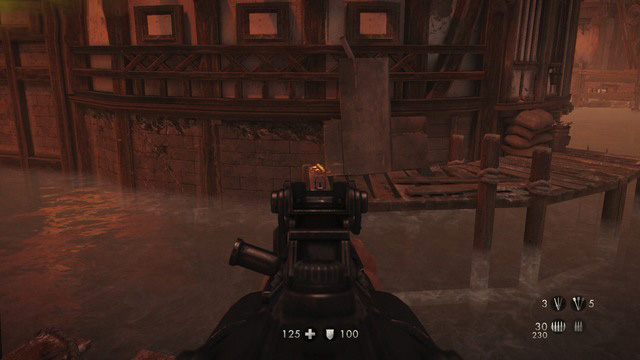 Piece of gold #46 - Chapter 6 - Ruins - Secrets - Wolfenstein: The Old Blood - Game Guide and Walkthrough