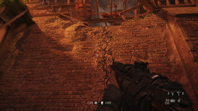 Picture #1 - Chapter 6 - Ruins - Secrets - Wolfenstein: The Old Blood - Game Guide and Walkthrough